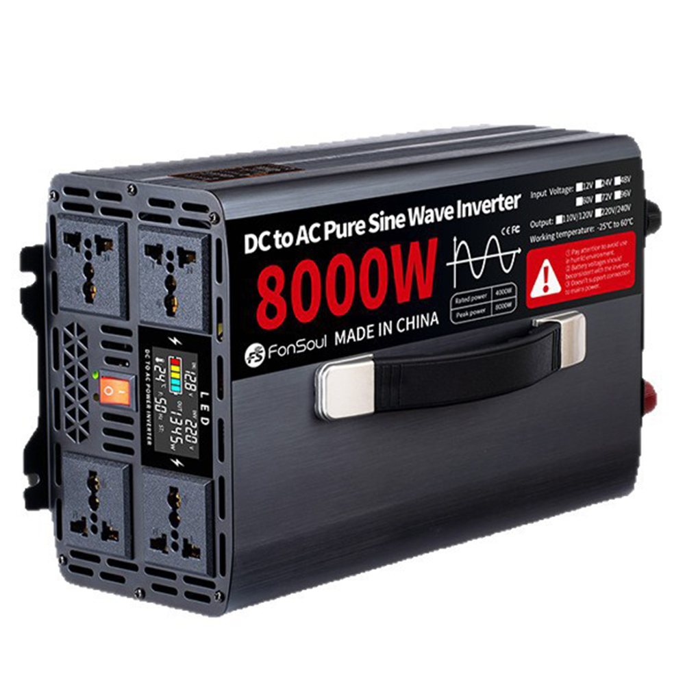 Pure Sine Wave Inverter 5000W 48V 220V - Onduleur portable à onde sinusoïdale pure