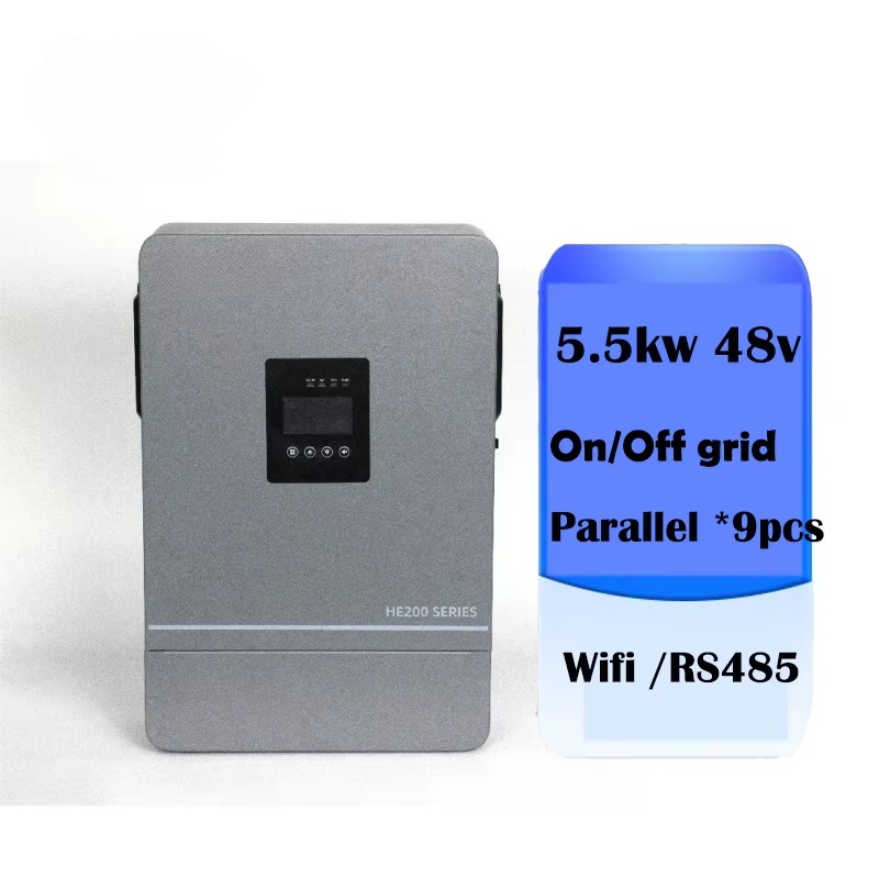 Hybrid Solar Inverter 5.5Kw Mppt 48V - Onduleur solaire hybride MPPT 3.6kW 5.5kW