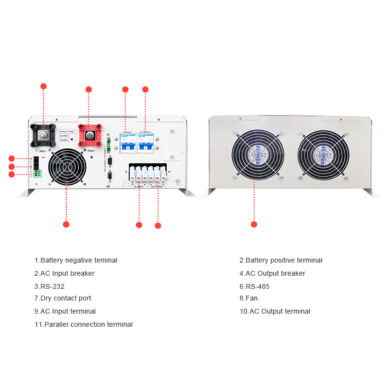 Convertisseur solaire 110V/220 - Split Phase Inverter 10Kw 110V 220V avis et prix