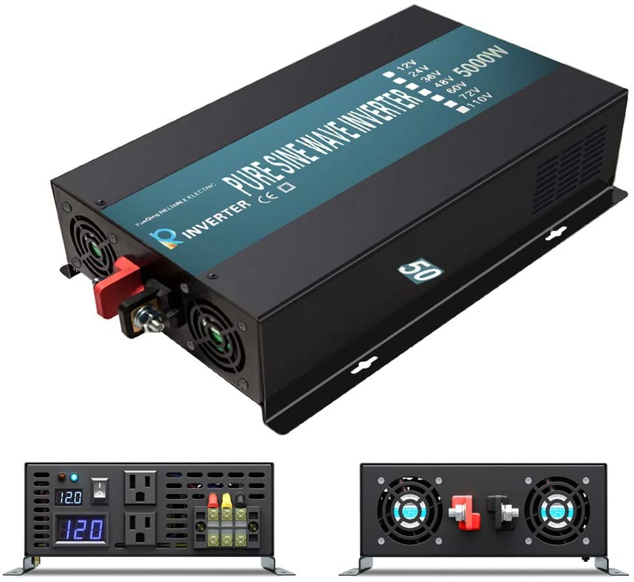 Onduleur à onde sinusoïdale pu - Pure Sine Wave Inverter 5000W 48V 220V avis et prix