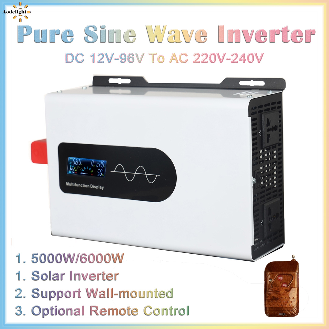 Onduleur à onde sinusoïdale pu - Pure Sine Wave Inverter 5000W 48V 220V avis et prix
