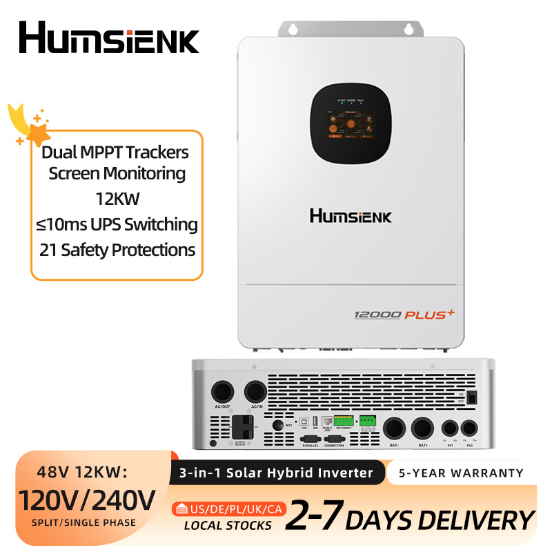 Onduleur solaire hybride 3-en- - Mppt Hybrid Inverter 48V 8Kw 3 Phase avis et prix