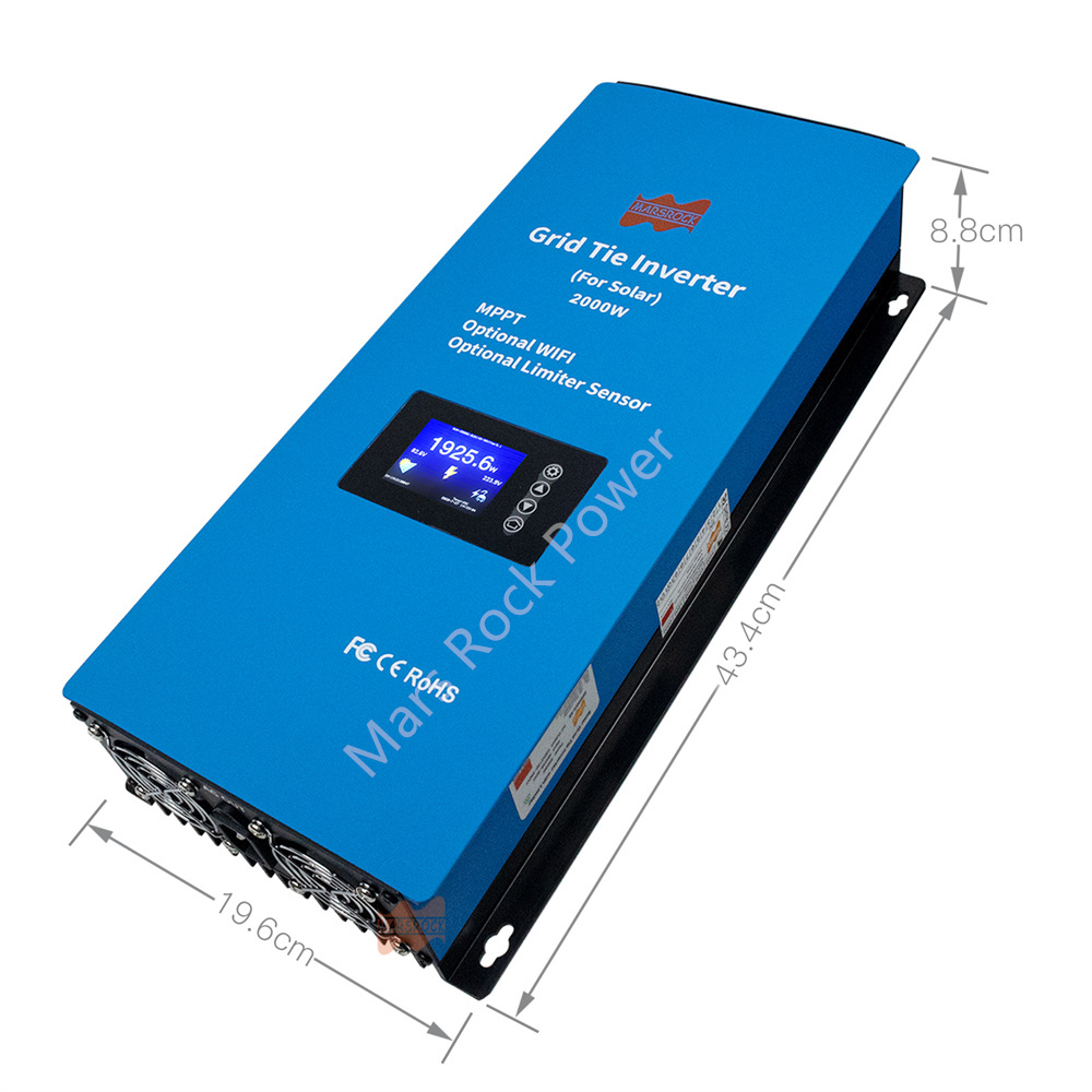 Onduleur solaire connecté au r - Grid Tie Inverter Limiter 2000W avis et prix
