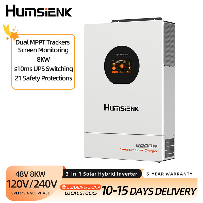 Onduleur solaire hybride 3-en- - Mppt Hybrid Inverter 48V 8Kw 3 Phase avis et prix