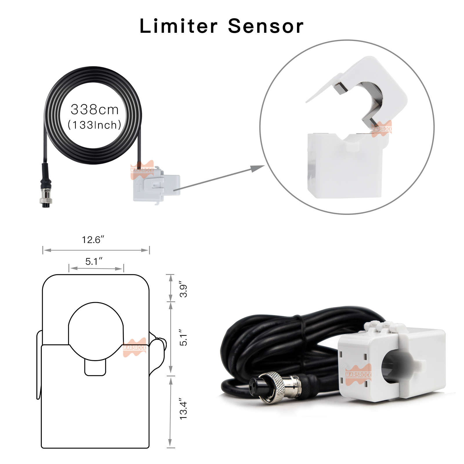 20M LimClaSensor Câble Pour 10 - Grid Tie Inverter Limiter 2000W avis et prix