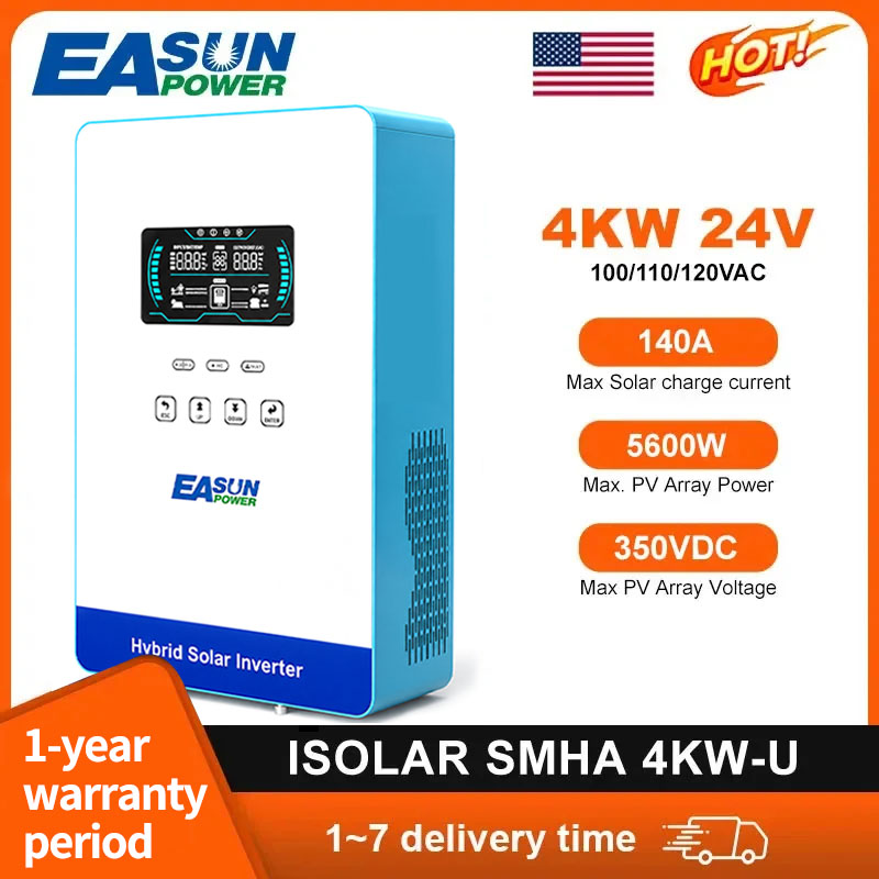 EASUN POWER 4000W onduleur hyb - Grid Tie Inverter Limiter 2000W avis et prix